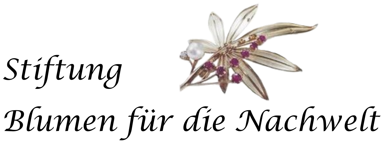 Logo Stiftung Blumen für die Nachwelt